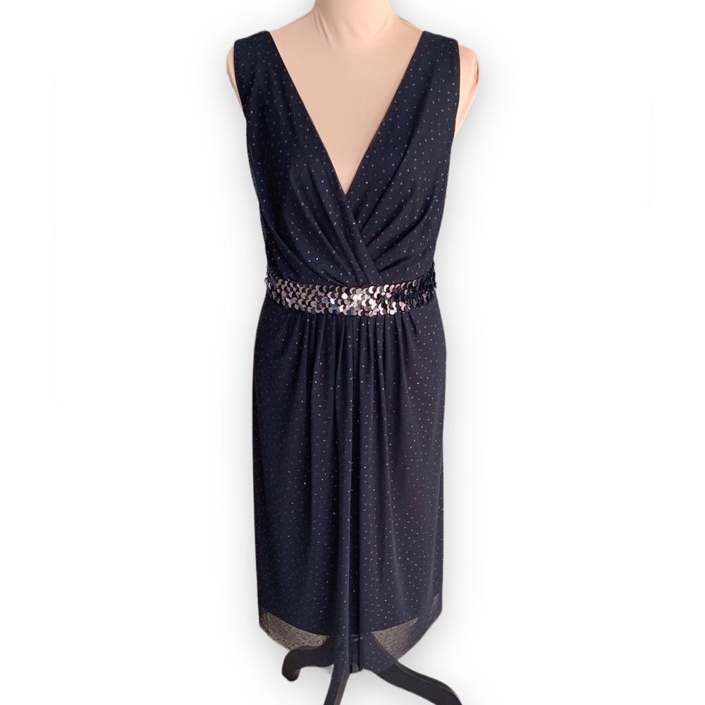 Vintage Chiffon Midi Dresses Size 20 W